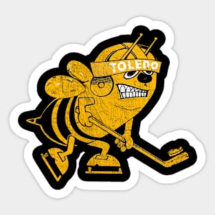 The Toledo Hornets - 70s Minor Professional Hockey Sticker